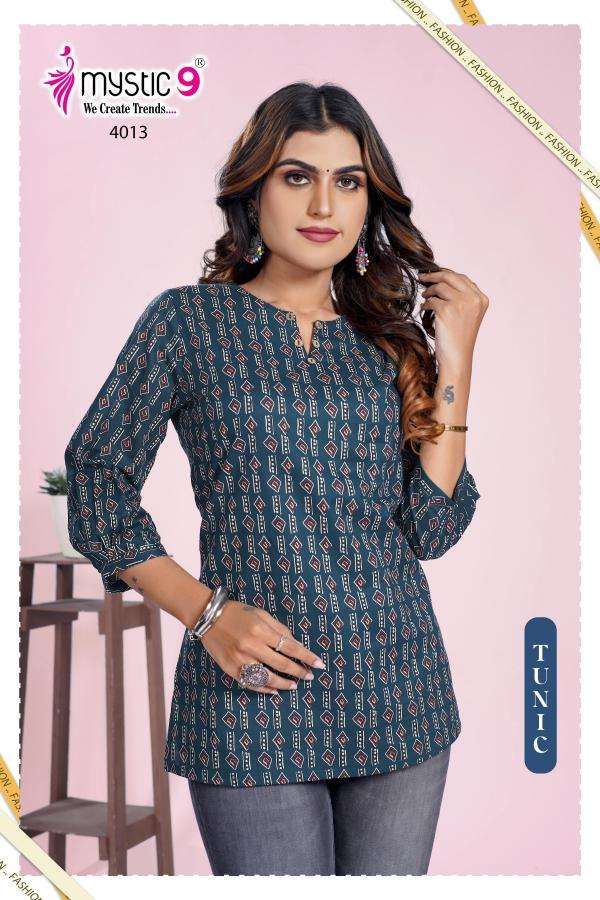 Mystic9 vol 4 kurti manufacturer for online business in surat
