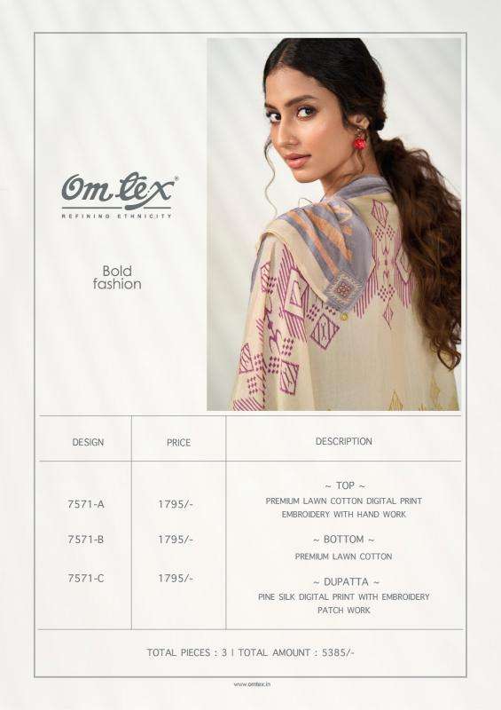 Omtex bold fashion Ladies dress material