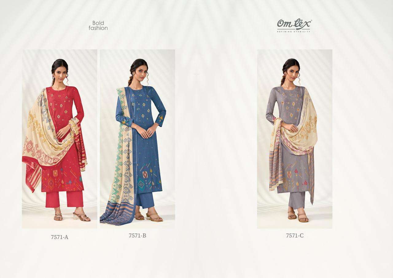 Omtex bold fashion Ladies dress material