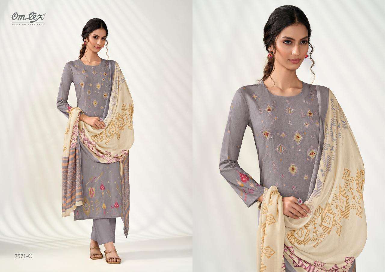 Omtex bold fashion Ladies dress material