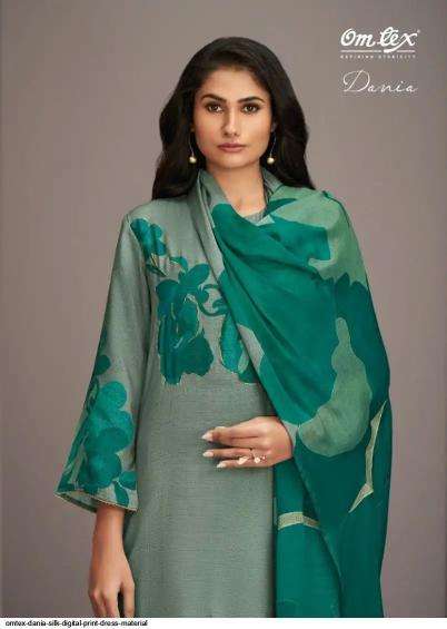 Omtex dania nida Wholesale printed dress materials
