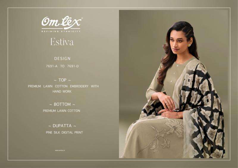 Omtex estiva Best wholesale dress materials in India