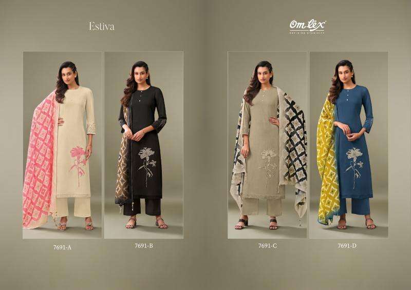 Omtex estiva Best wholesale dress materials in India