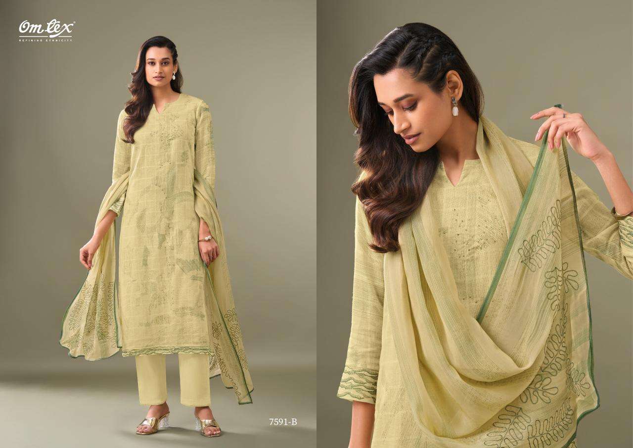 Omtex styluxe cotton checks Printed salwar suits distributor