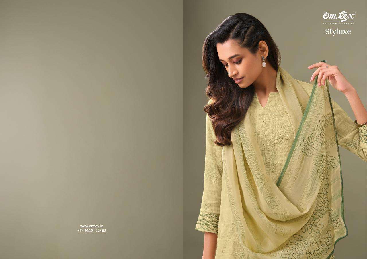 Omtex styluxe cotton checks Printed salwar suits distributor