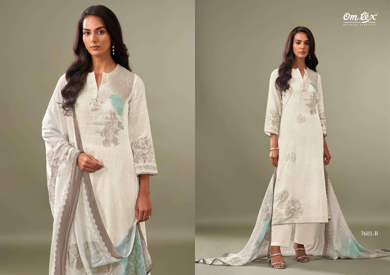 Omtex vibrance Unstitched dress materials wholesale in Mumbai