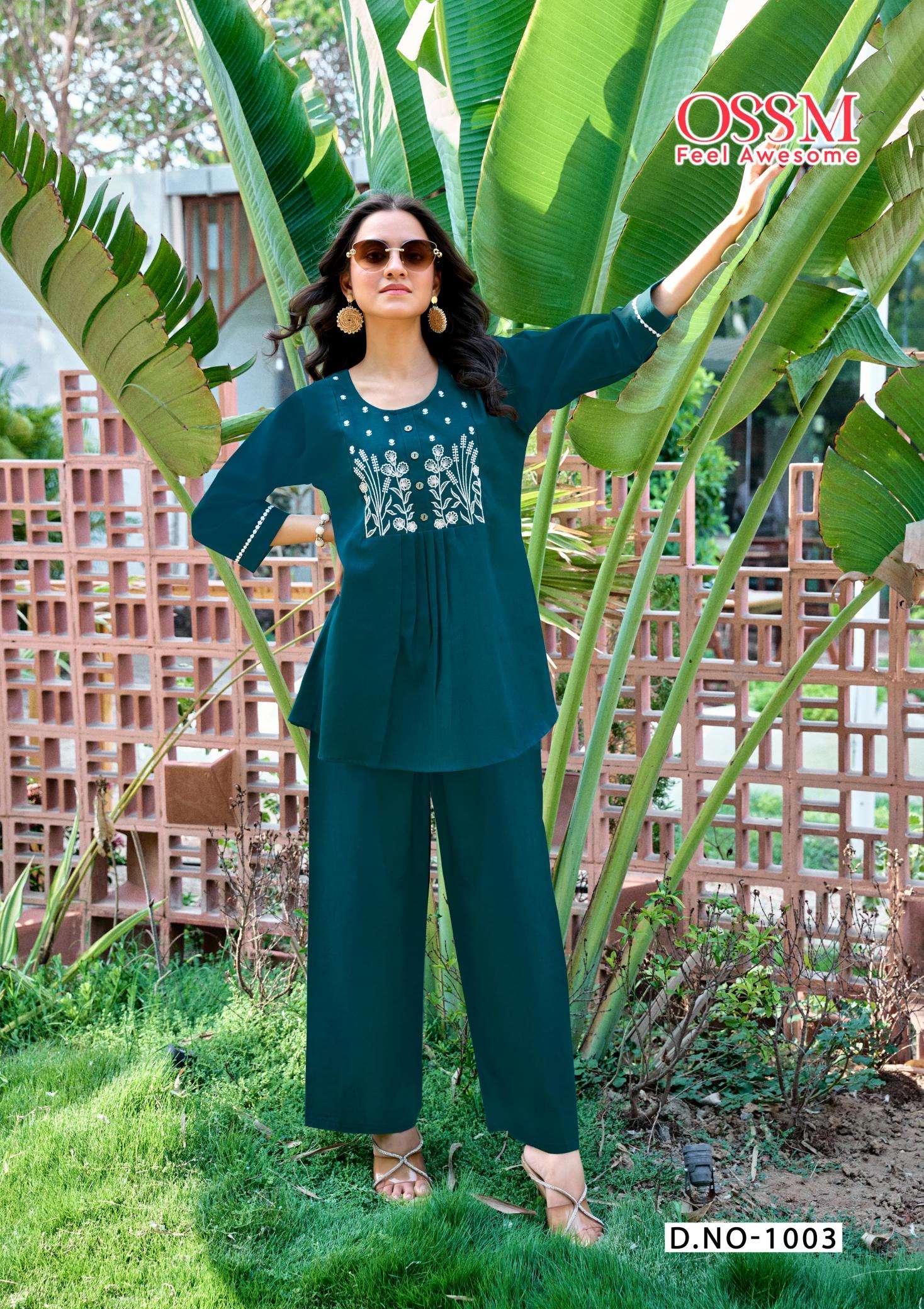 Ossm glamour vol 1 coord set kurtis manufacturing in polarish parvat patiya surat
