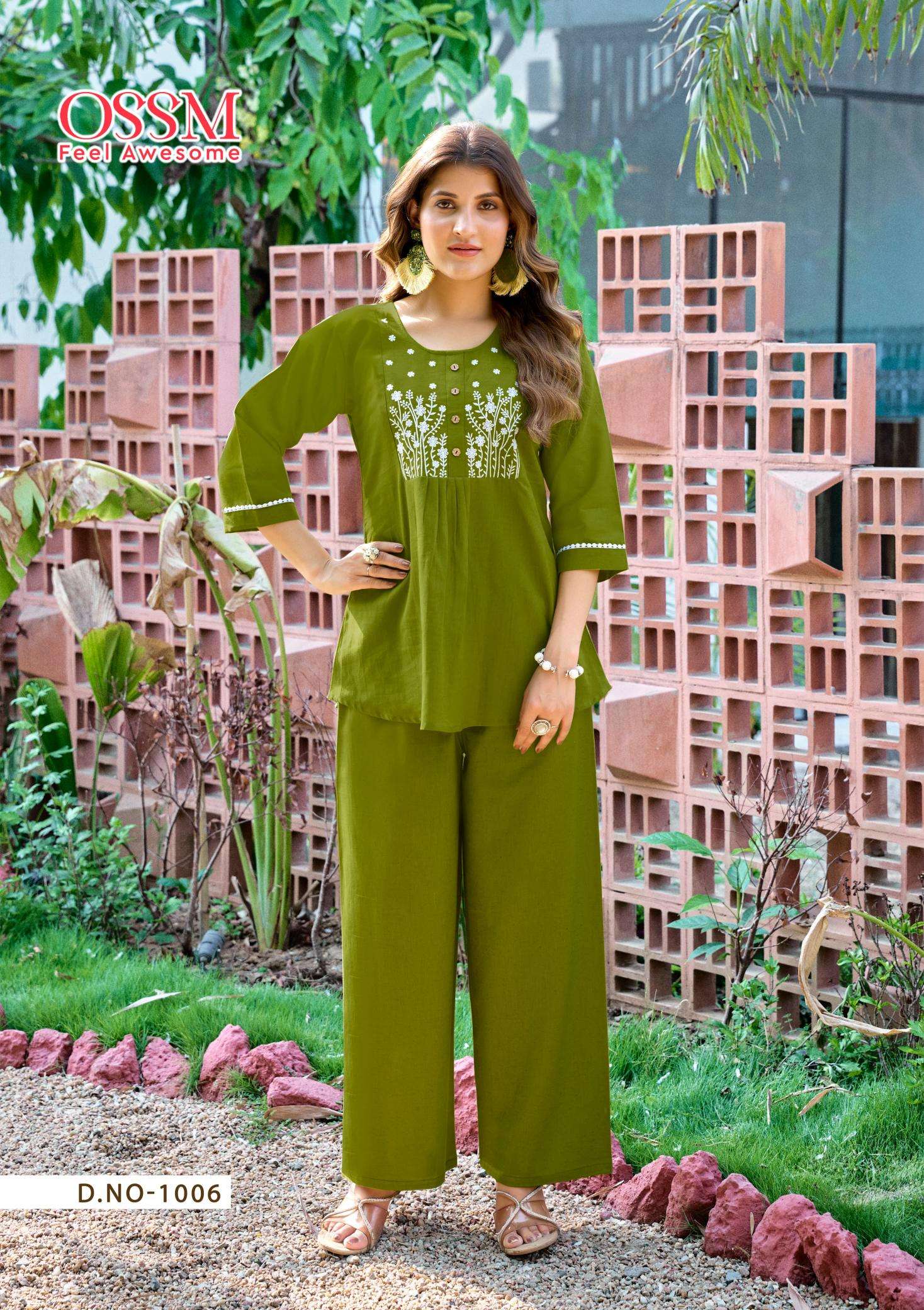 Ossm glamour vol 1 coord set kurtis manufacturing in polarish parvat patiya surat