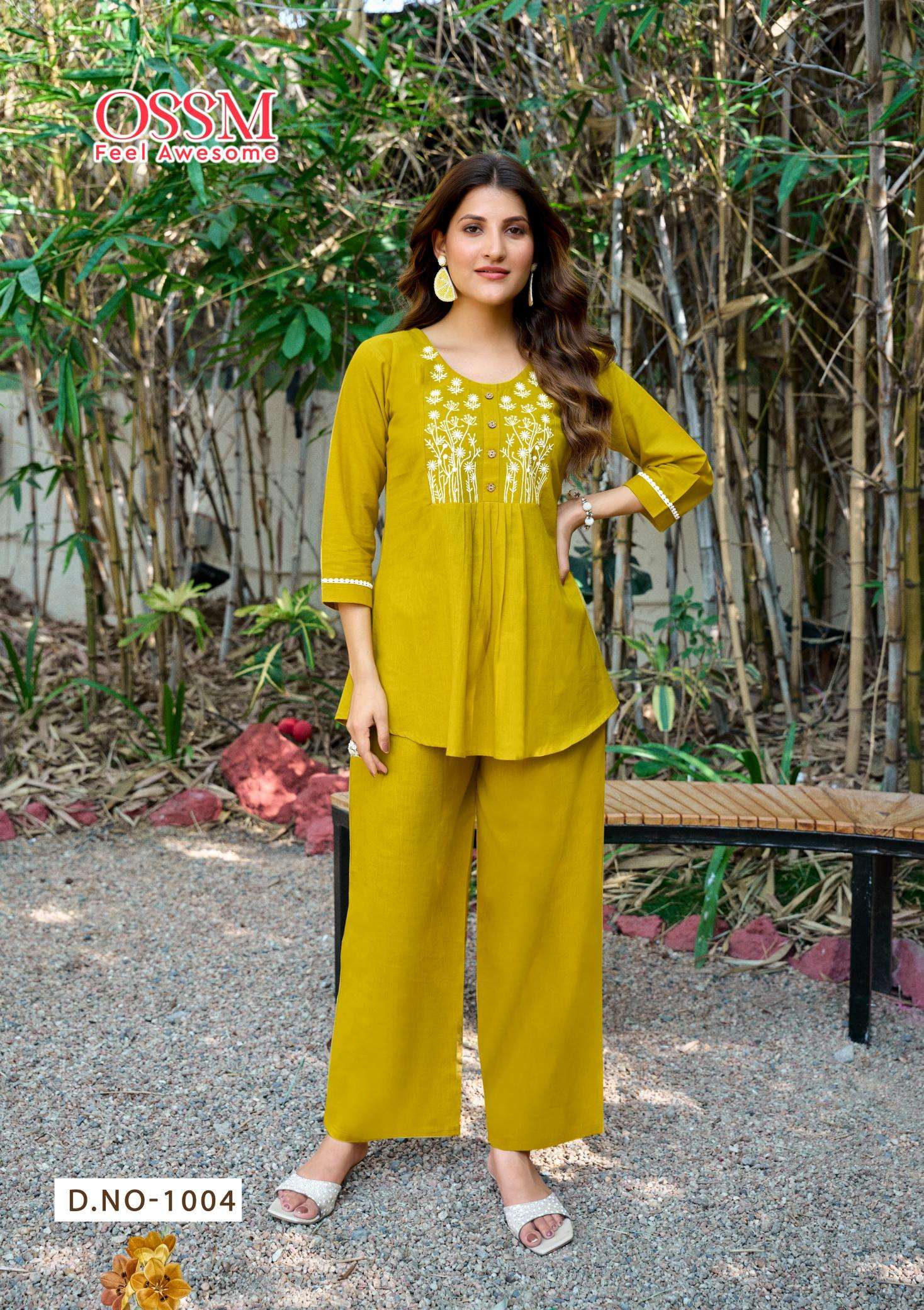 Ossm glamour vol 1 coord set kurtis manufacturing in polarish parvat patiya surat