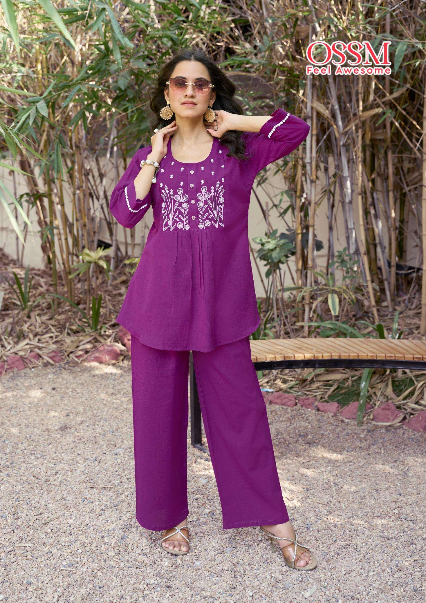 Ossm glamour vol 1 coord set kurtis manufacturing in polarish parvat patiya surat