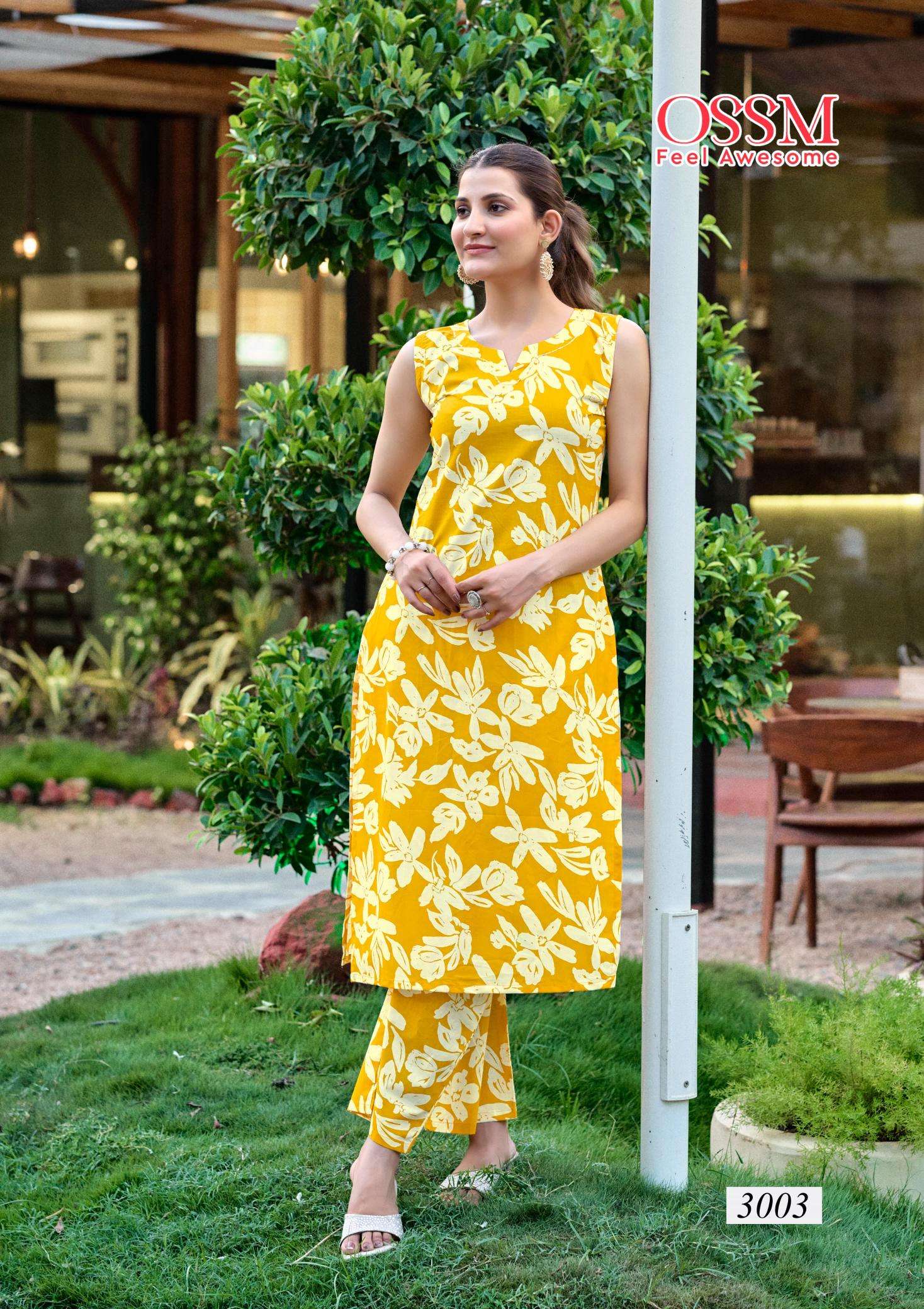 Ossm summer threads vol 3 coord set inli kurti manufacturer and wholesaler surat gujarat