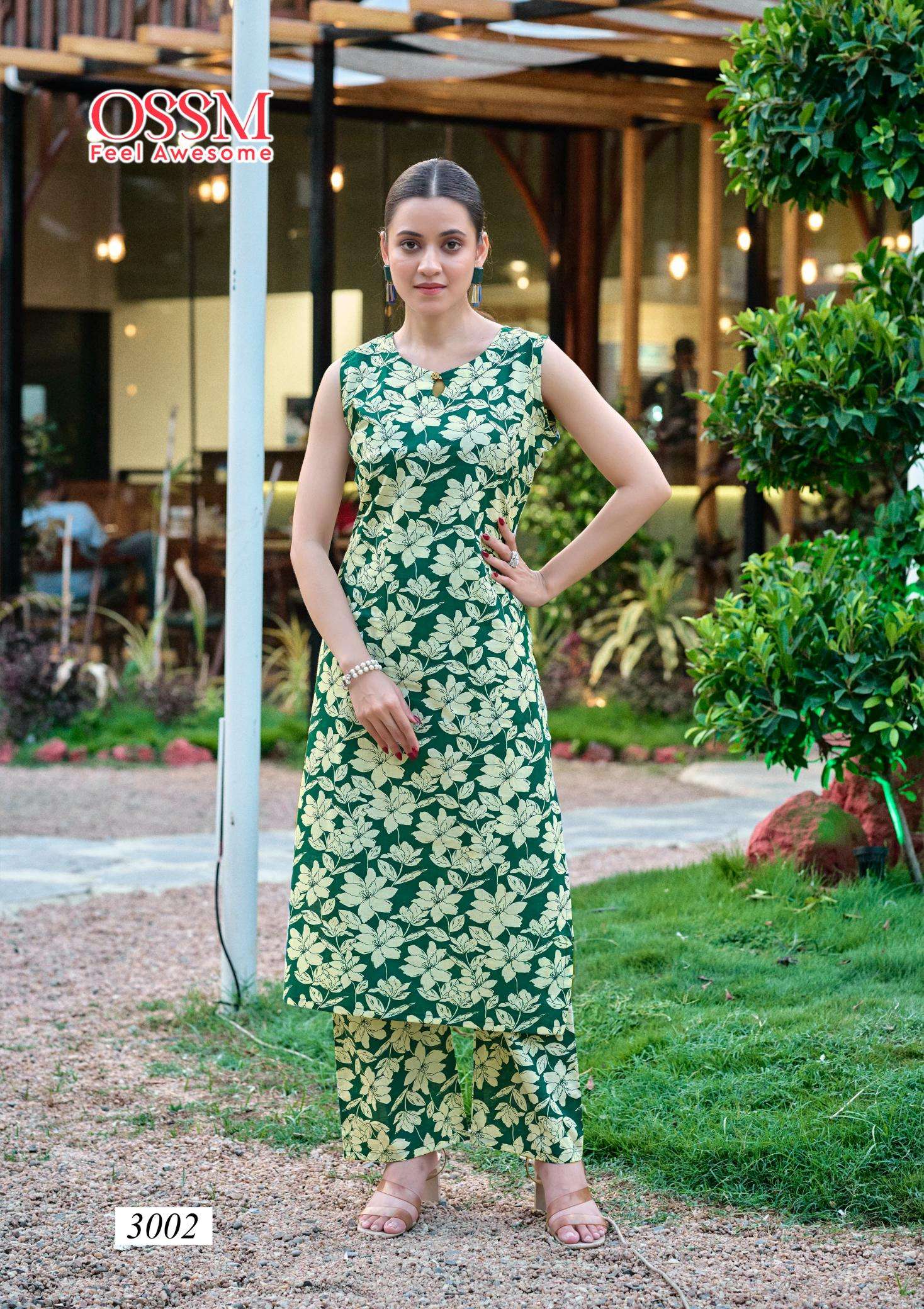 Ossm summer threads vol 3 coord set inli kurti manufacturer and wholesaler surat gujarat