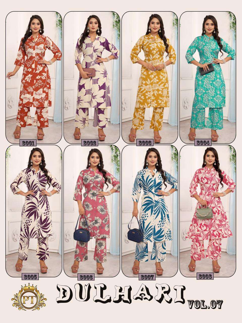Padmavati textiles dulhari vol 7 Kurti manufacturer in Kolkata