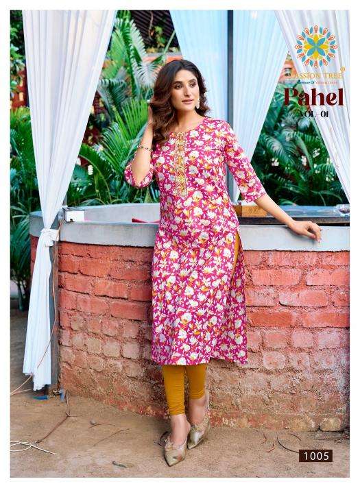 Passion tree pahel vol.1 Designer kurti suppliers in Surat