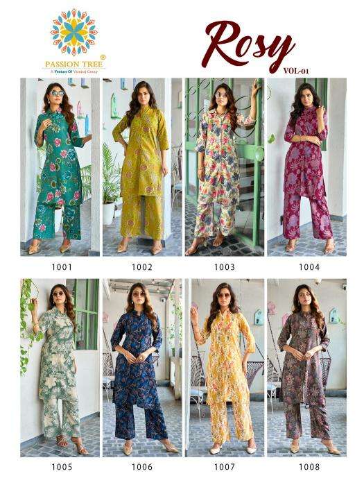 Passion tree rosy vol 1 Kurti manufacturers in Bhavnagar