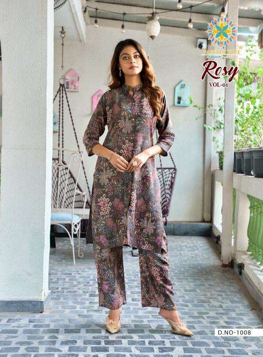 Passion tree rosy vol 1 Kurti manufacturers in Bhavnagar