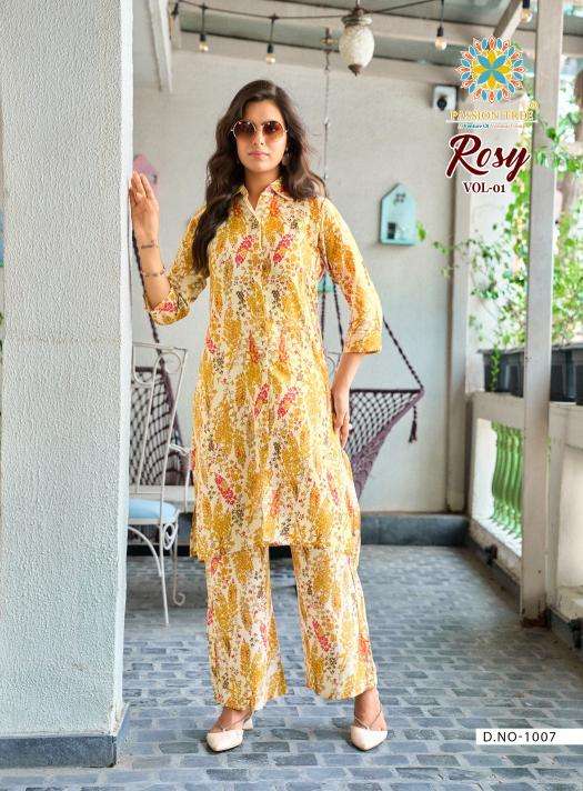 Passion tree rosy vol 1 Kurti manufacturers in Bhavnagar