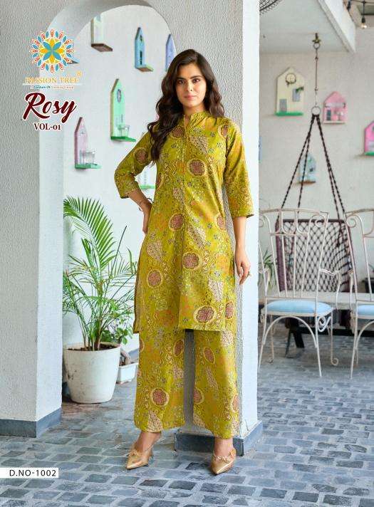 Passion tree rosy vol 1 Kurti manufacturers in Bhavnagar