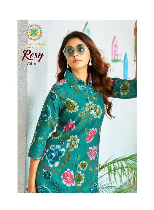 Passion tree rosy vol 1 Kurti manufacturers in Bhavnagar
