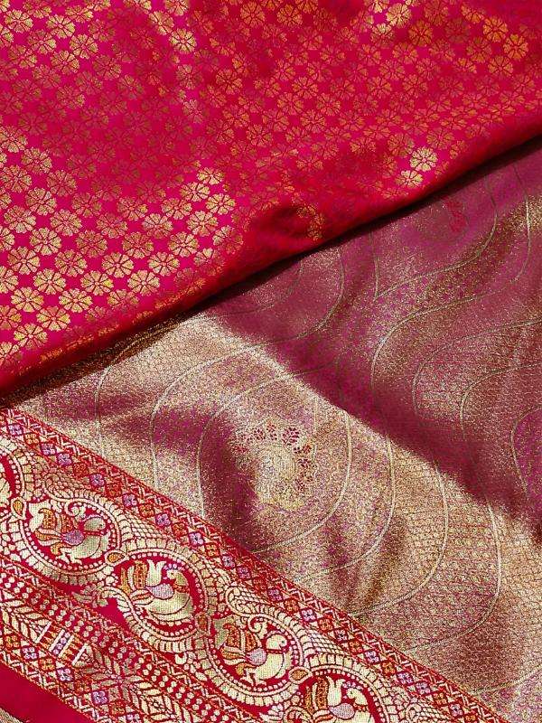 Pure heavy soft silk original gold copper Saree wholesalers in Hyderabad