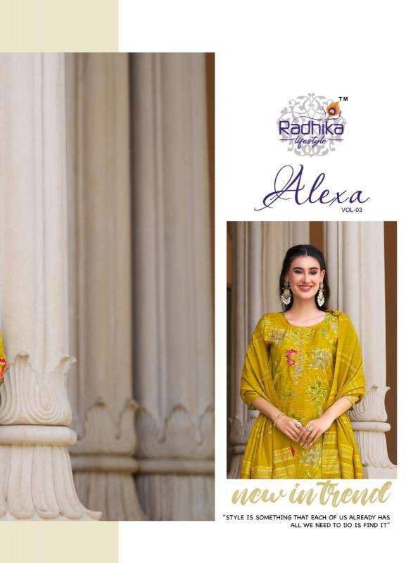Radhika lifestyle alexa vol 3 Designer Kurtis in Surat Wholesale