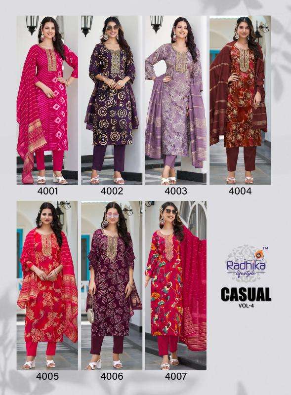 Radhika lifestyle casual vol 4 Kurti suppliers in Bhavnagar