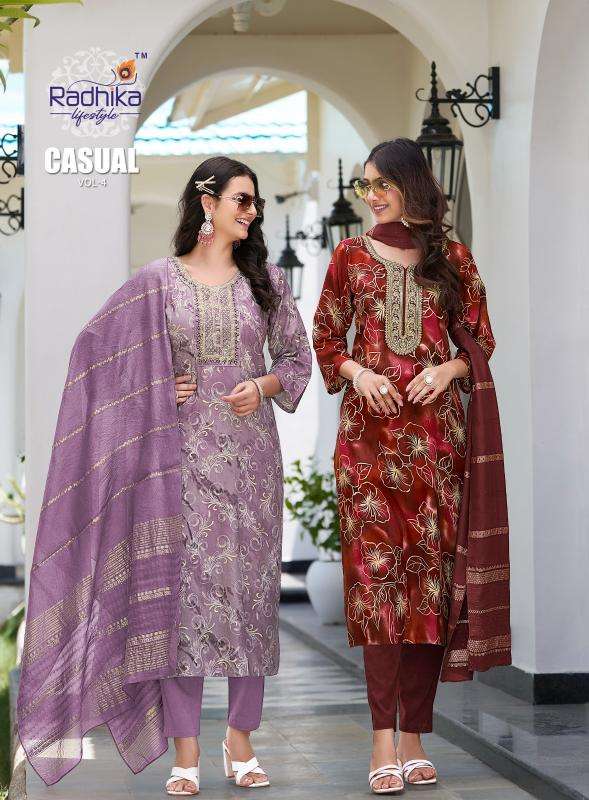 Radhika lifestyle casual vol 4 Kurti suppliers in Bhavnagar