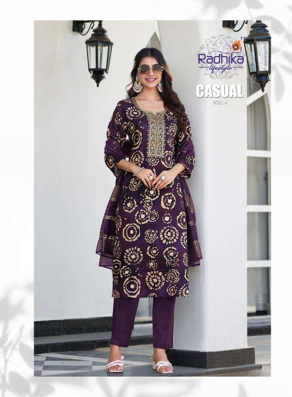 Radhika lifestyle casual vol 4 Kurti suppliers in Bhavnagar