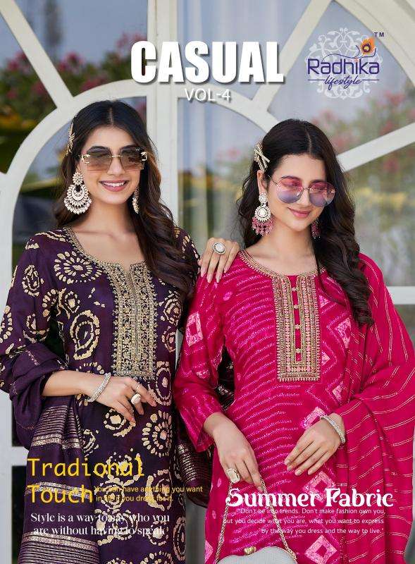 Radhika lifestyle casual vol 4 Kurti suppliers in Bhavnagar