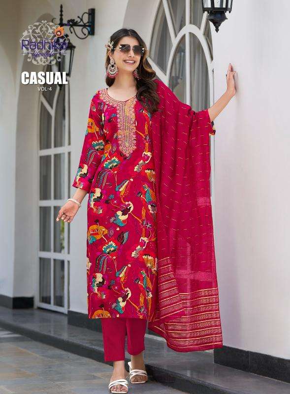 Radhika lifestyle casual vol 4 Kurti suppliers in Bhavnagar