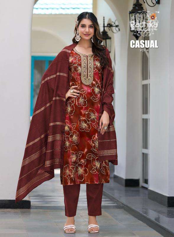Radhika lifestyle casual vol 4 Kurti suppliers in Bhavnagar