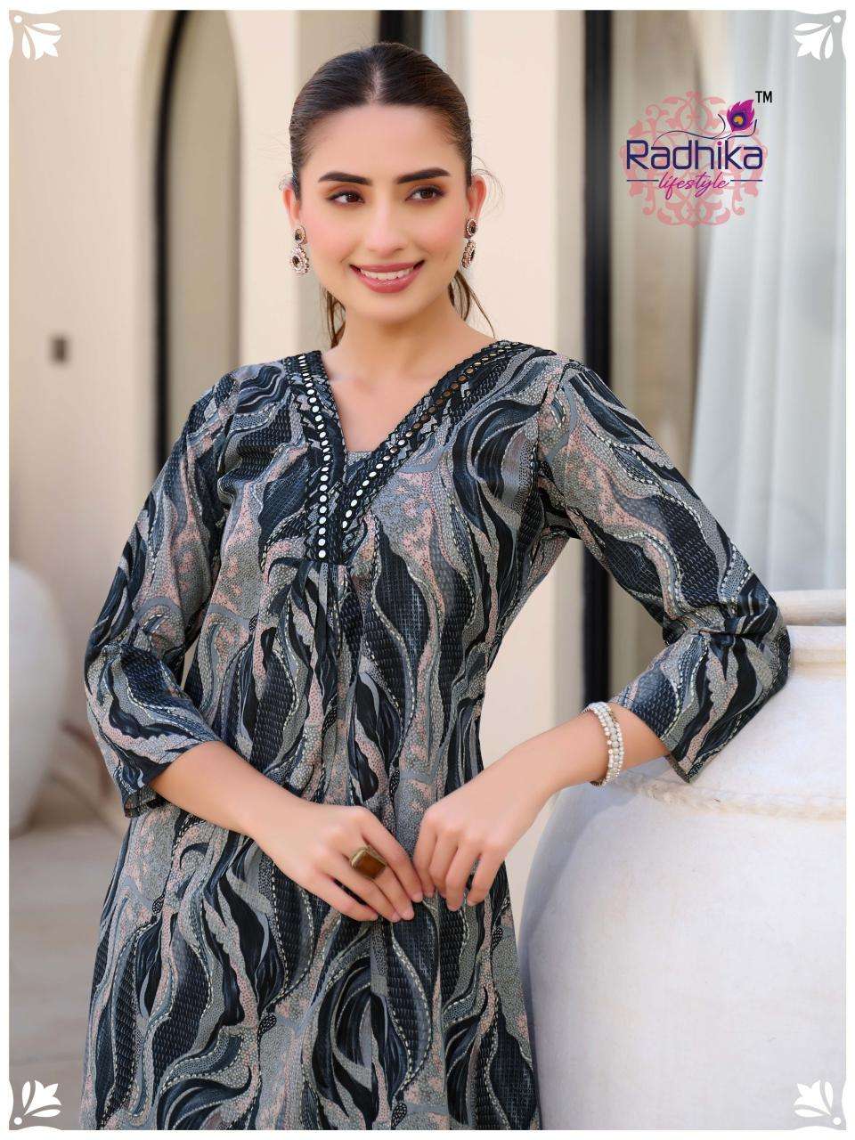 Radhika lifestyle cotton bells vol 2 Surat wholesale kurtis market