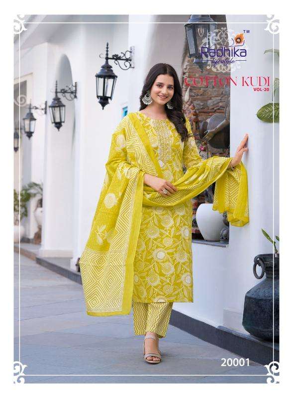 Radhika lifestyle cotton kuddi vol 20 Wholesale Kurti supplier in Mumbai