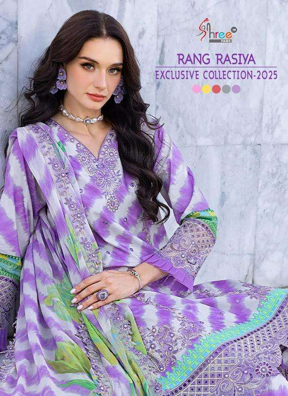 Rang rasiya exclusive collection-2025 Dress materials manufacturer in Delhi