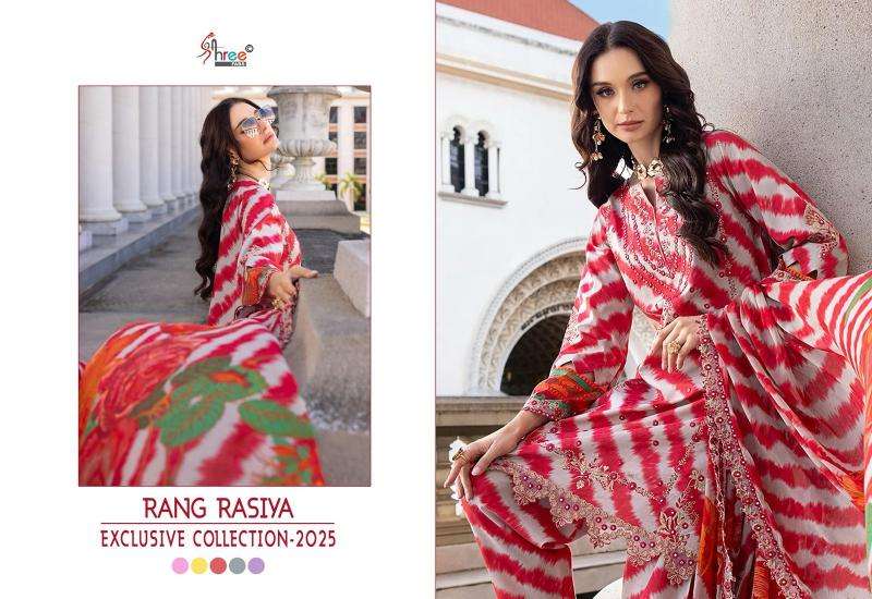 Rang rasiya exclusive collection-2025 Dress materials manufacturer in Delhi