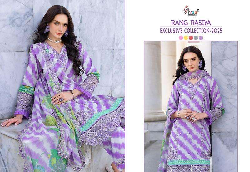 Rang rasiya exclusive collection-2025 Dress materials manufacturer in Delhi