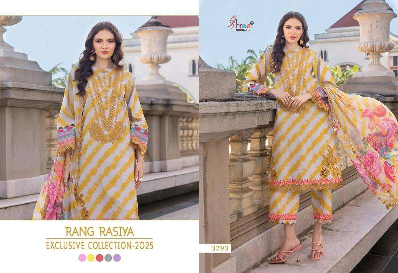 Rang rasiya exclusive collection-2025 Dress materials manufacturer in Delhi