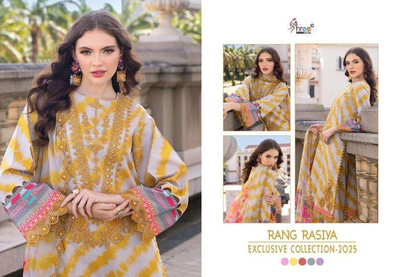 Rang rasiya exclusive collection-2025 Dress materials manufacturer in Delhi