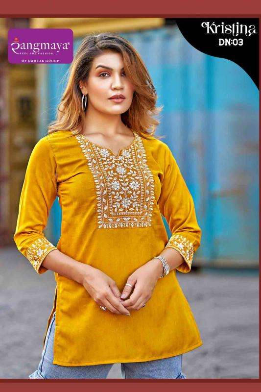 Rangmaya Kristina Wholesale kurti suppliers in Surat