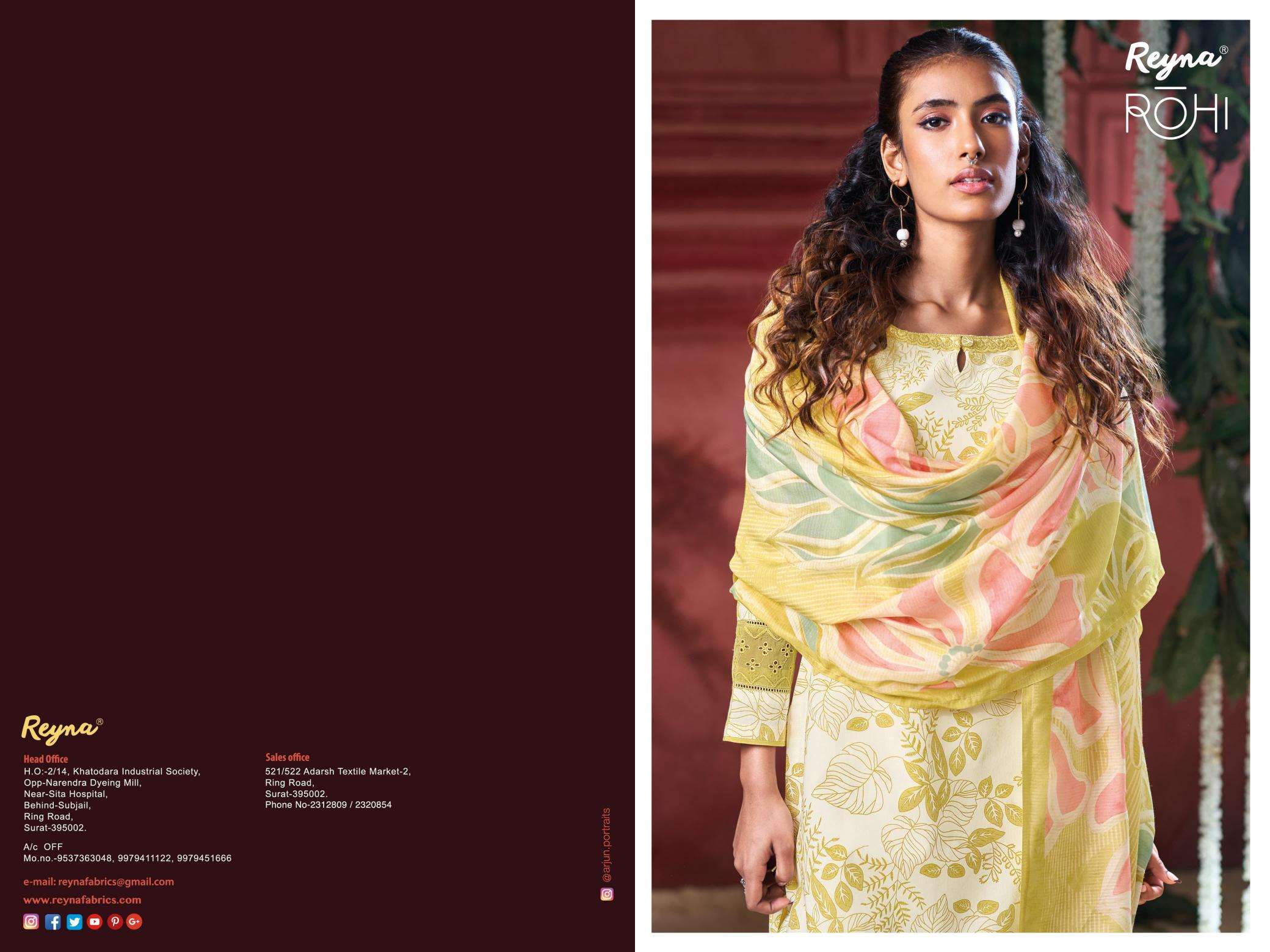 Reyna rohi Surat dress materials wholesale price