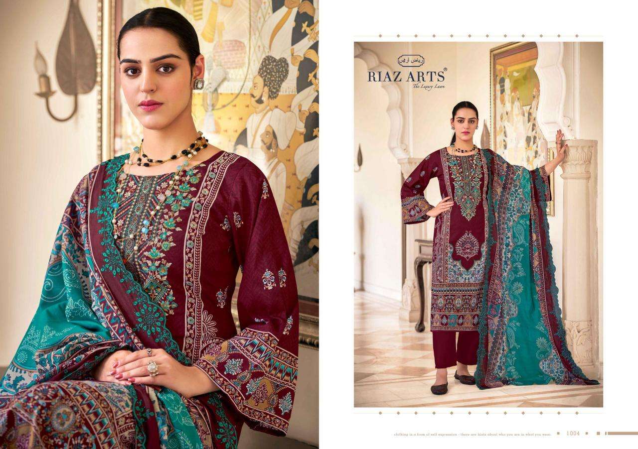 Riaz arts bin saeed vol 9 Designer dress material wholesale
