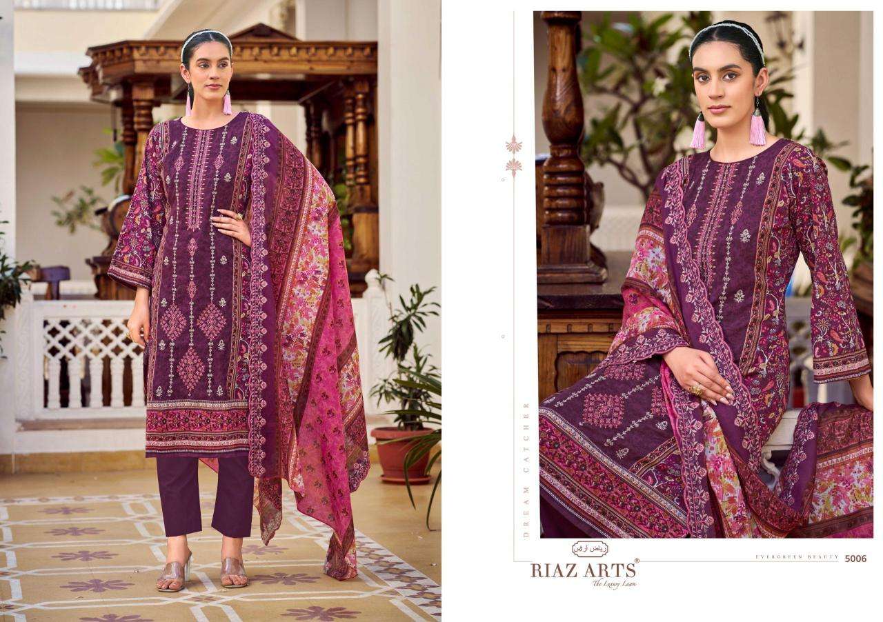 Riaz arts chevron Unstitched dress material wholesale