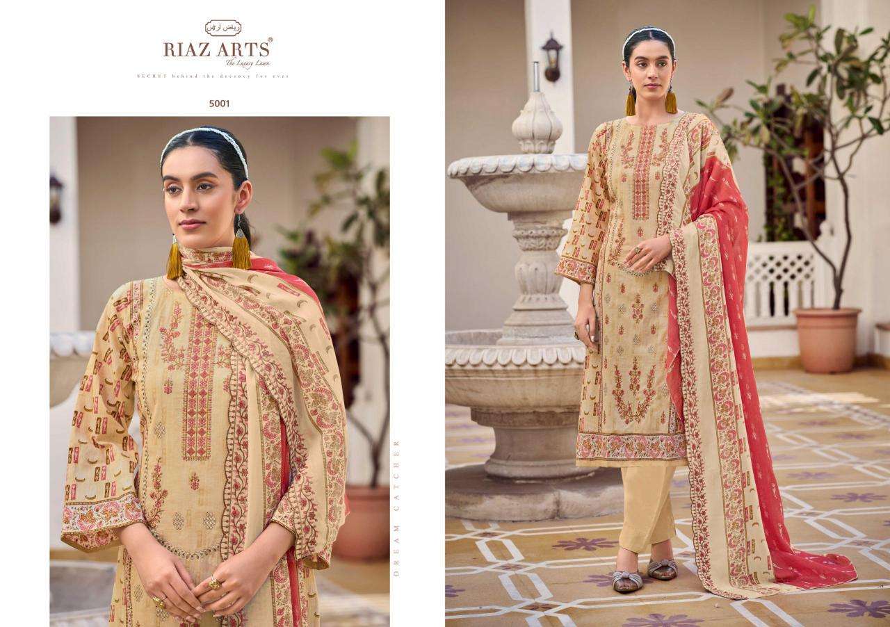 Riaz arts chevron Unstitched dress material wholesale