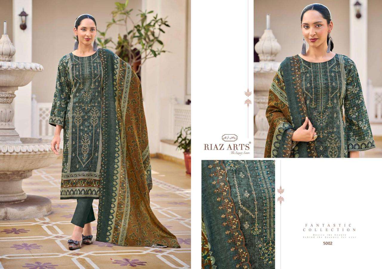Riaz arts chevron Unstitched dress material wholesale