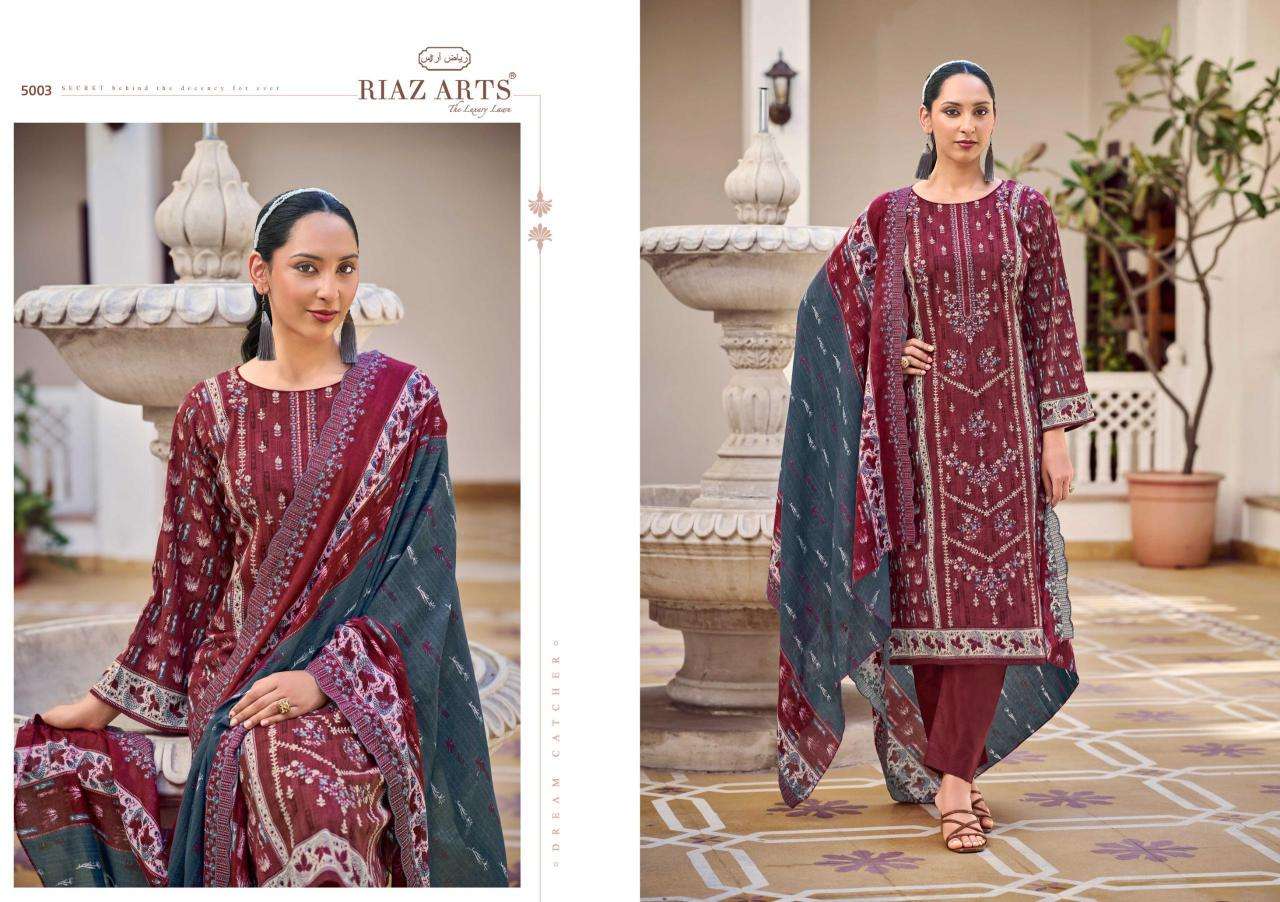 Riaz arts chevron Unstitched dress material wholesale