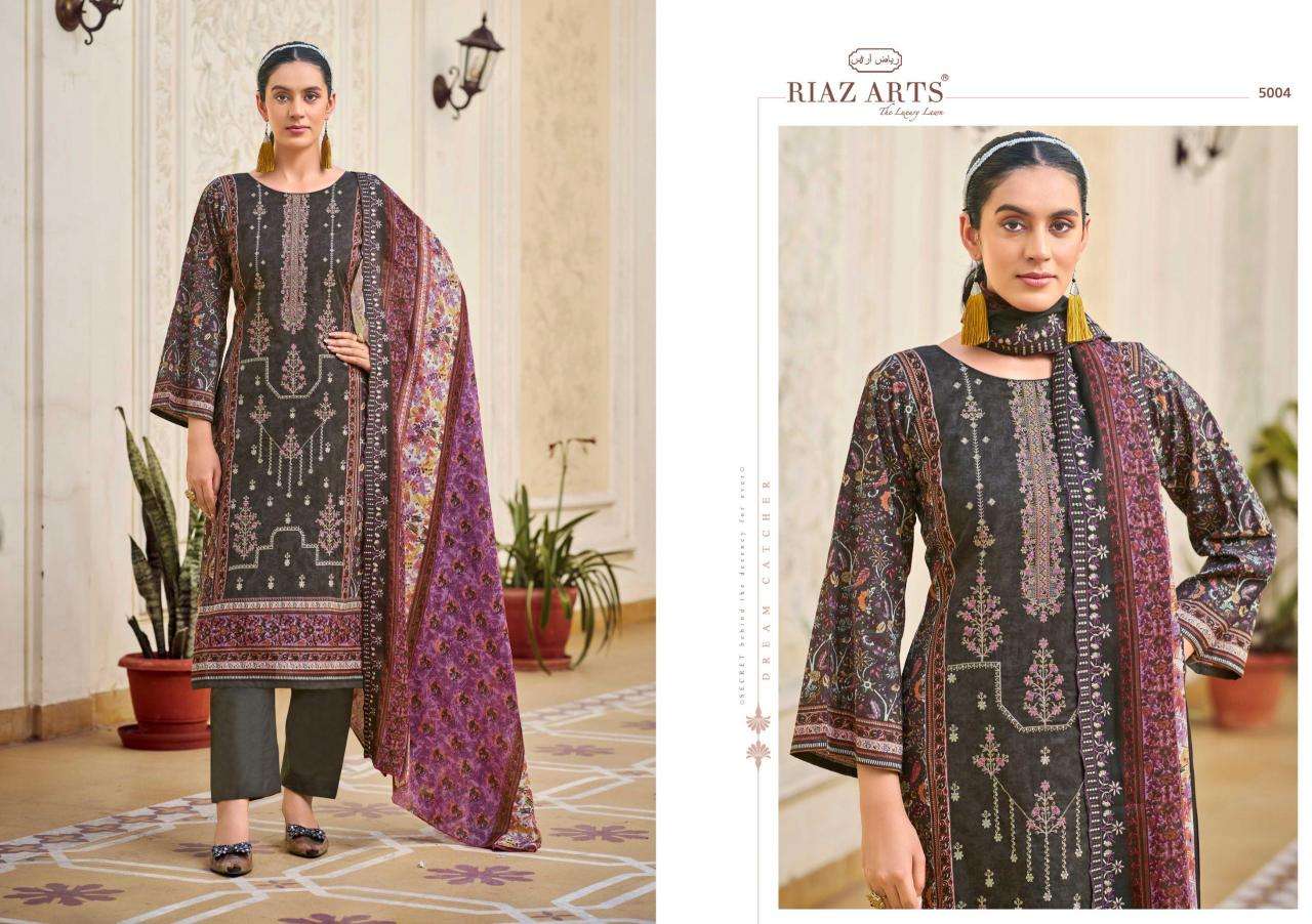 Riaz arts chevron Unstitched dress material wholesale