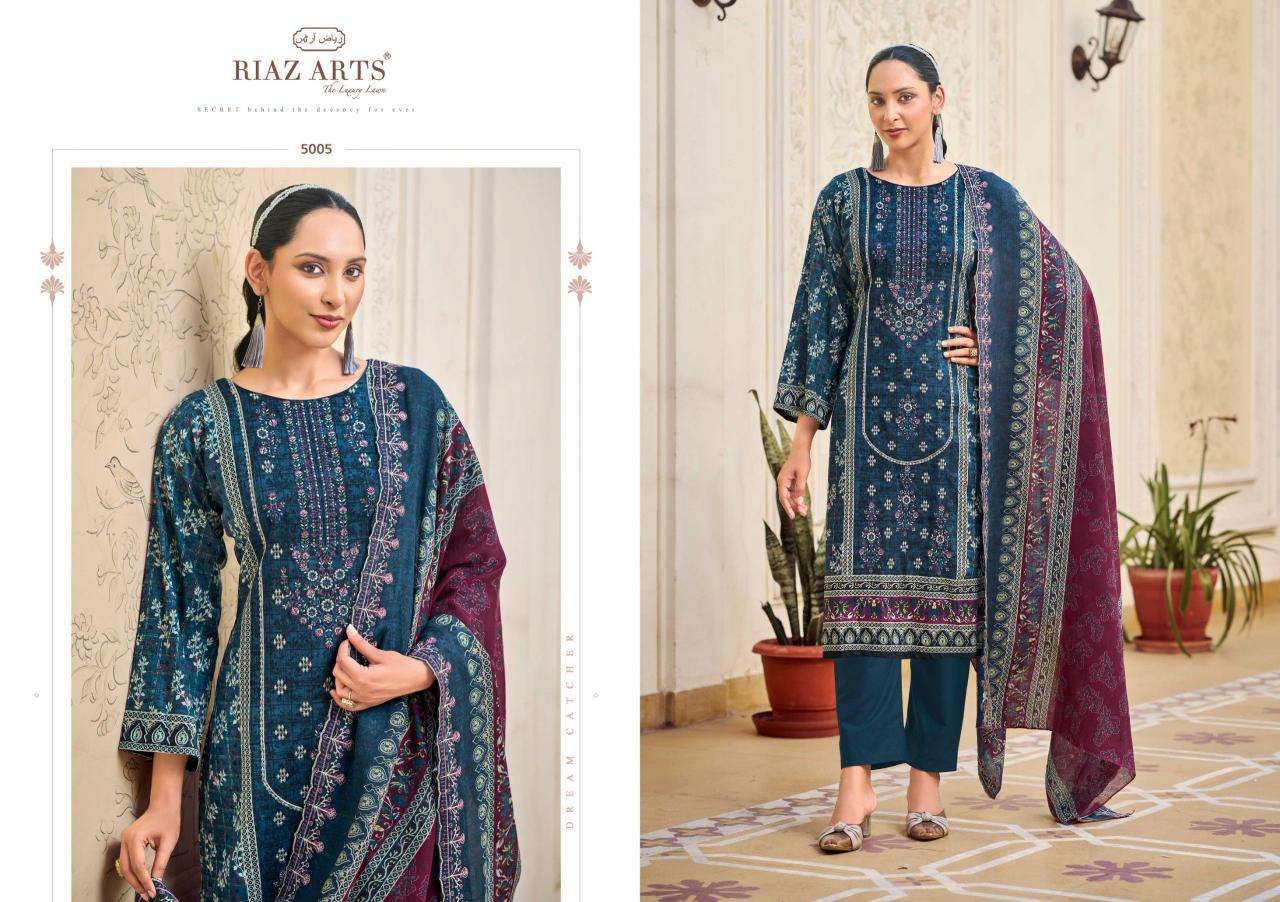 Riaz arts chevron Unstitched dress material wholesale