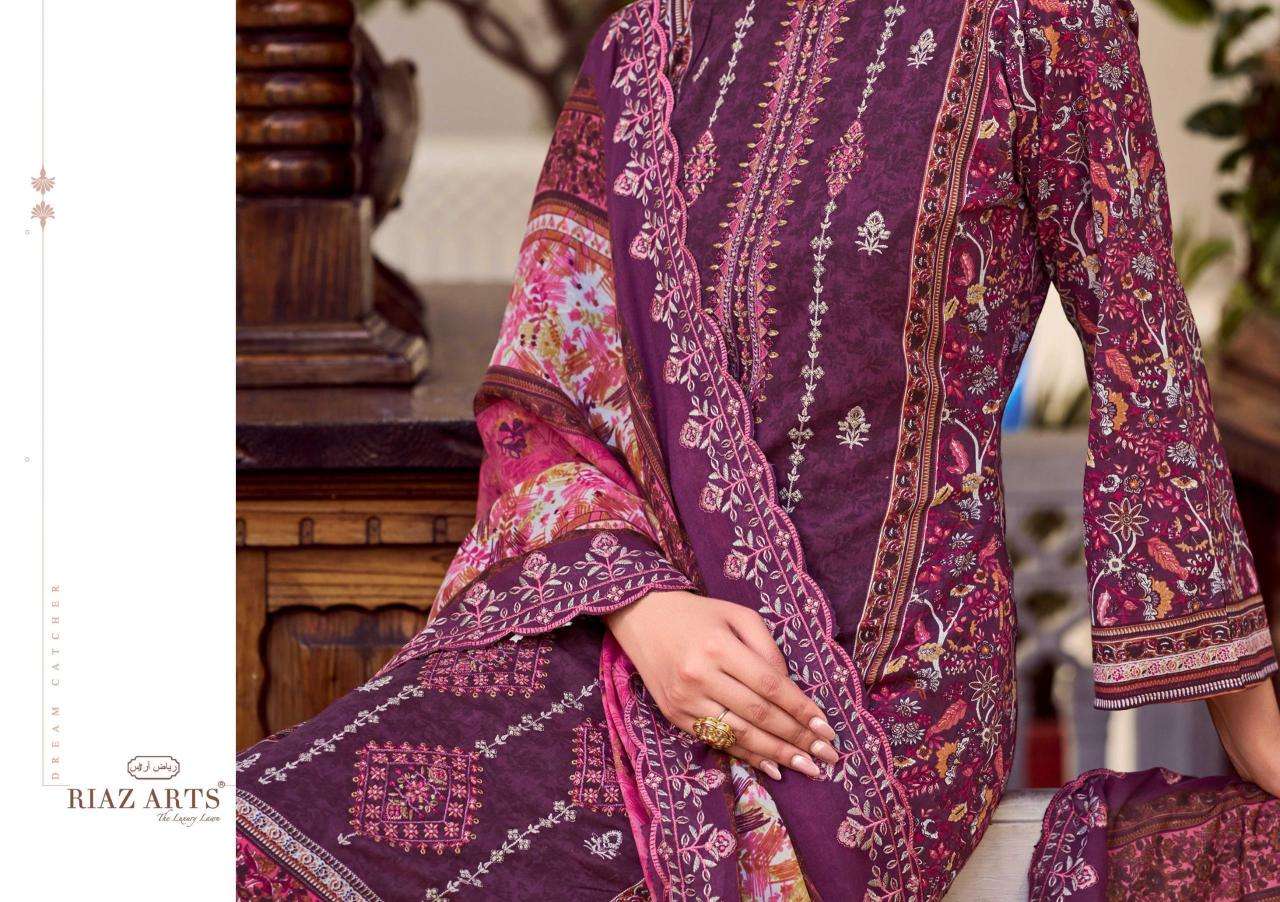 Riaz arts chevron Unstitched dress material wholesale