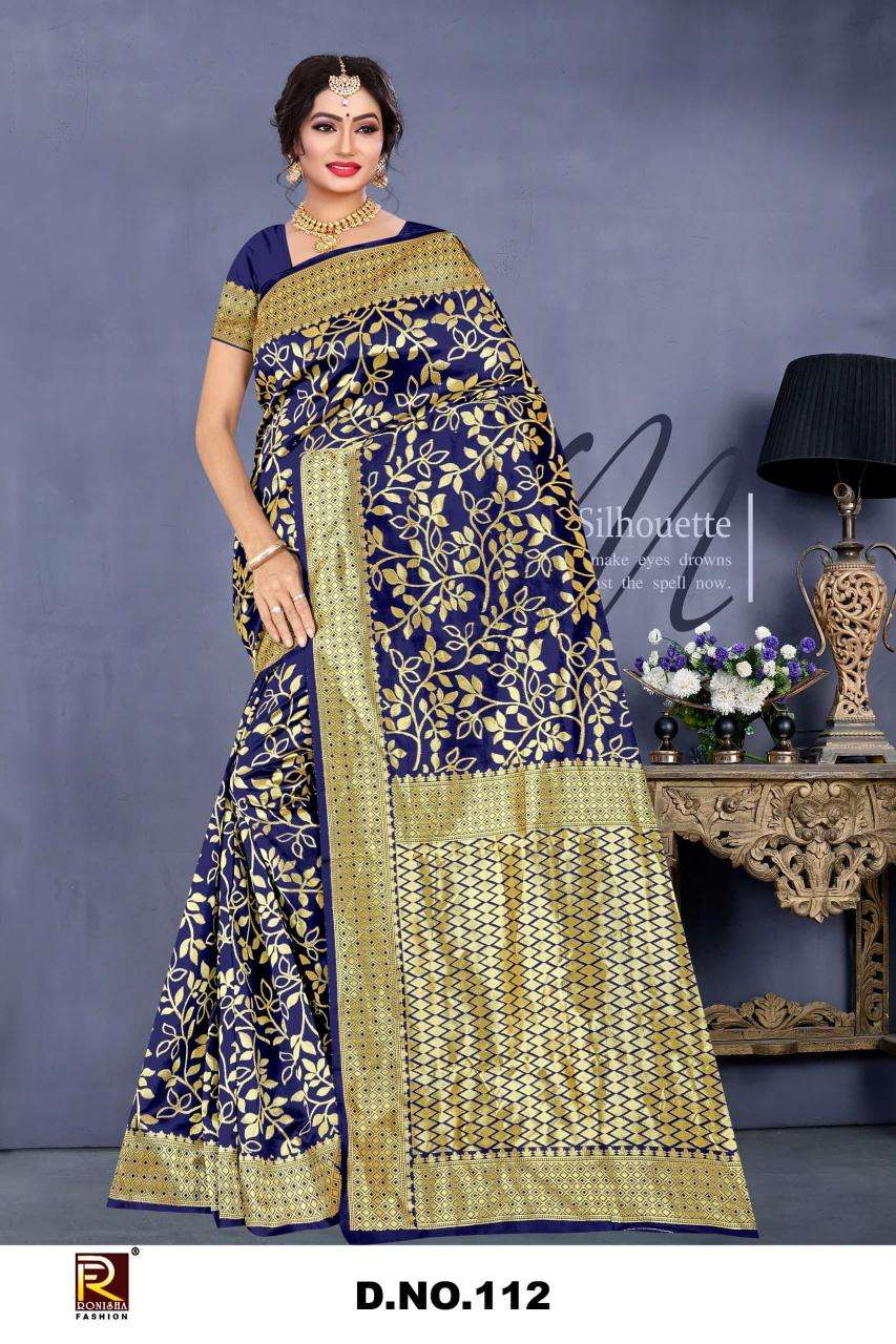 Ronisha fashion d.no.112 Designer sarees in Kolkata