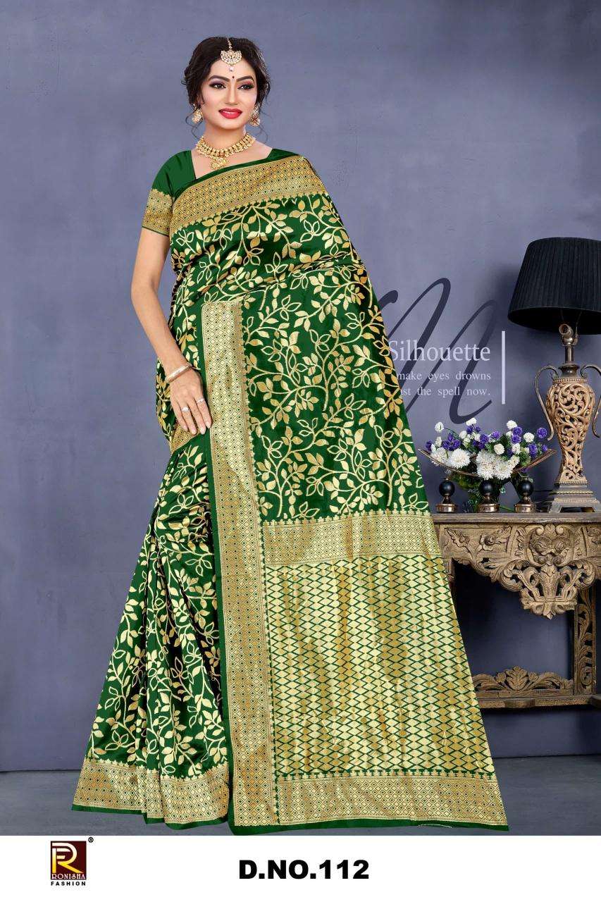 Ronisha fashion d.no.112 Designer sarees in Kolkata